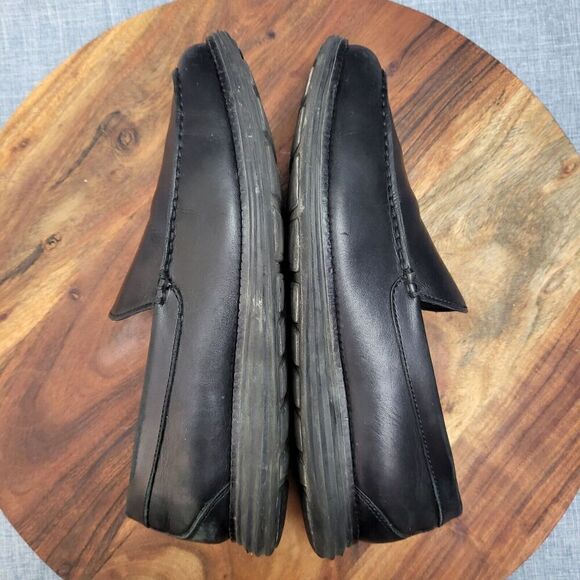 COLE HAAN Loafers Original Grand Leather Slip-On Black Men's 9M - Picture 8 of 12
